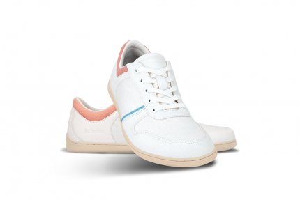 Barefoot Sneakers - Be Lenka Echo - White & Cotton Candy Vegan