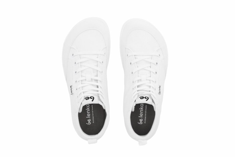 Barefoot Sneakers Be Lenka Rebound - High Top - All White