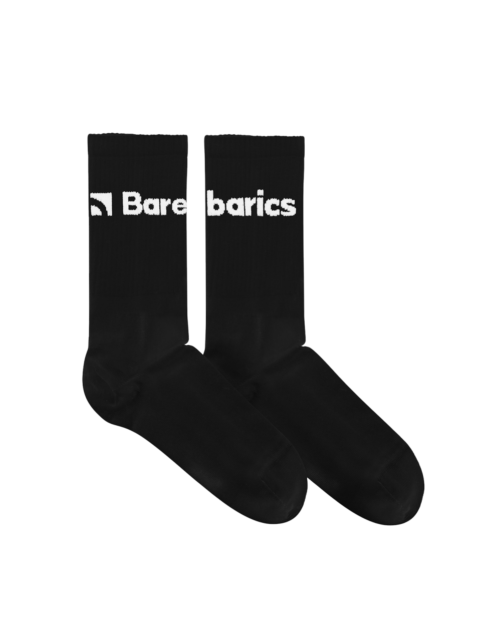 Barebarics - Barefootové ponožky - Crew - Black - Big logo