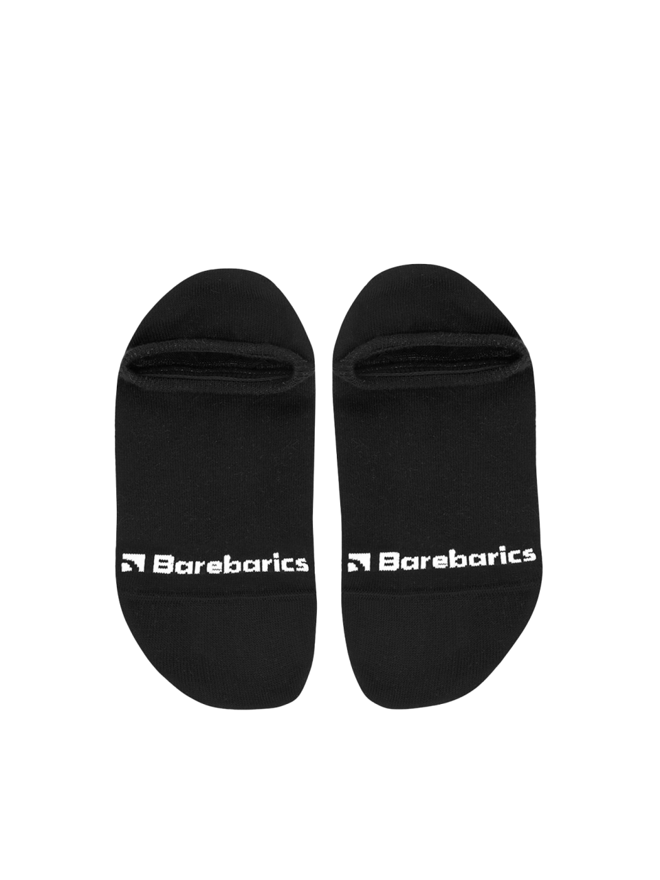 Barebarics - Barefoot Socks - No-Show - Black - 3 pack