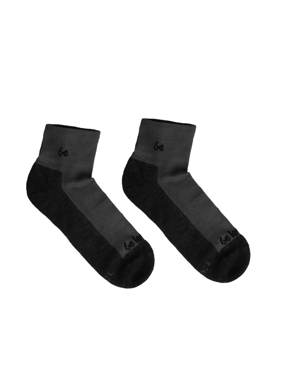 Barefoot Socks Be Lenka - Crew - Merino Wool – Grey - 3 pack