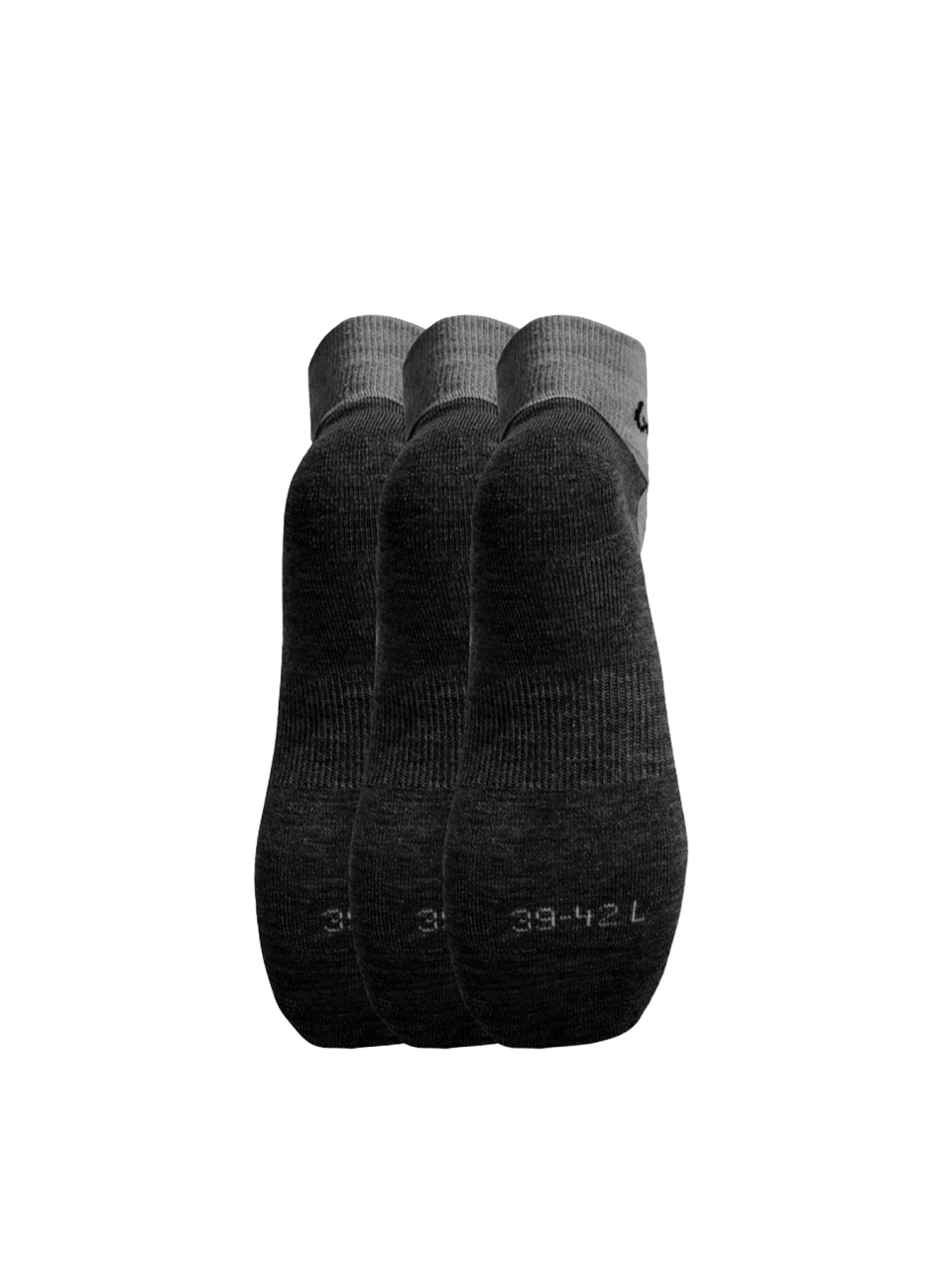 Chaussettes Barefoot Be Lenka - Crew - Merino Wool – Grey - 3 pack