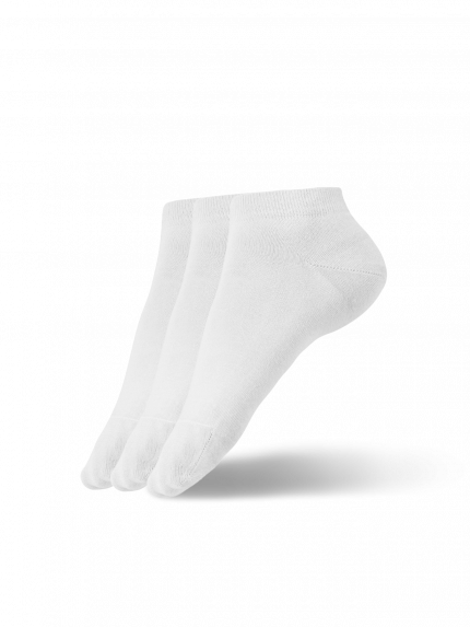 Barefoot calcetines - Low-cut - Essentials - White - 3 pack