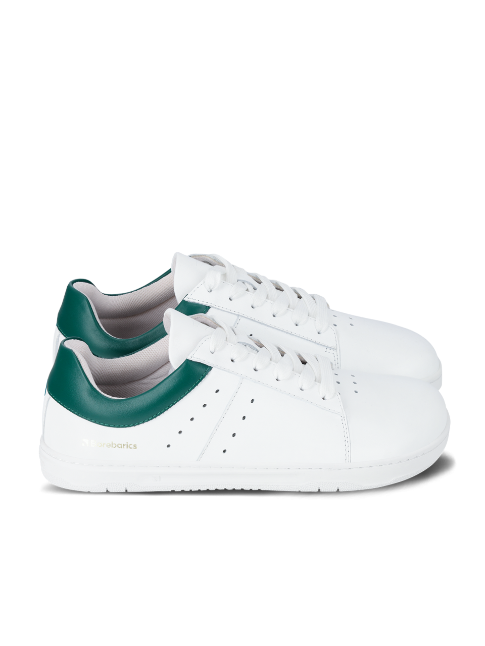 Calzado Barefoot Barebarics Enigma - White & Dark Green