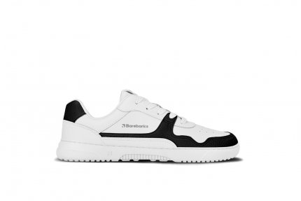 Barefoot Sneakers Barebarics Zing - White & Black - Leather