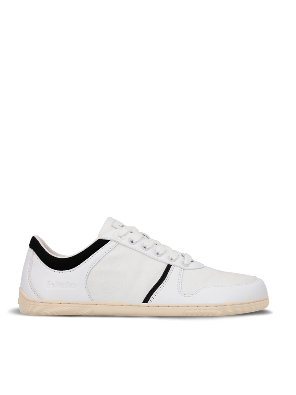 Barefoot Sneakers - Be Lenka Echo - White & Black Vegan