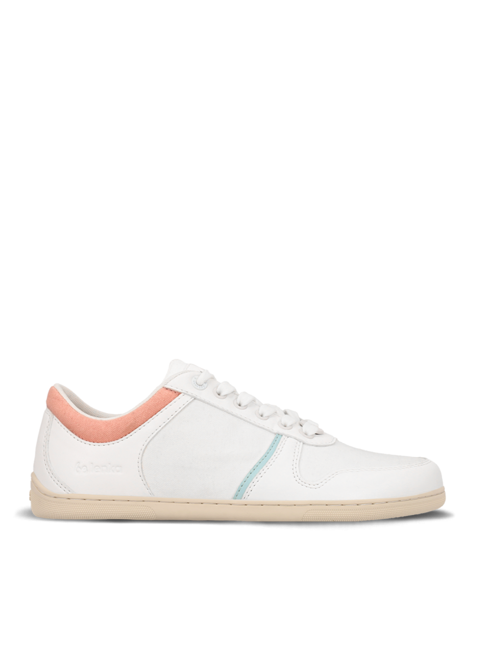 Barefoot Sneakers - Be Lenka Echo - White & Cotton Candy Vegan