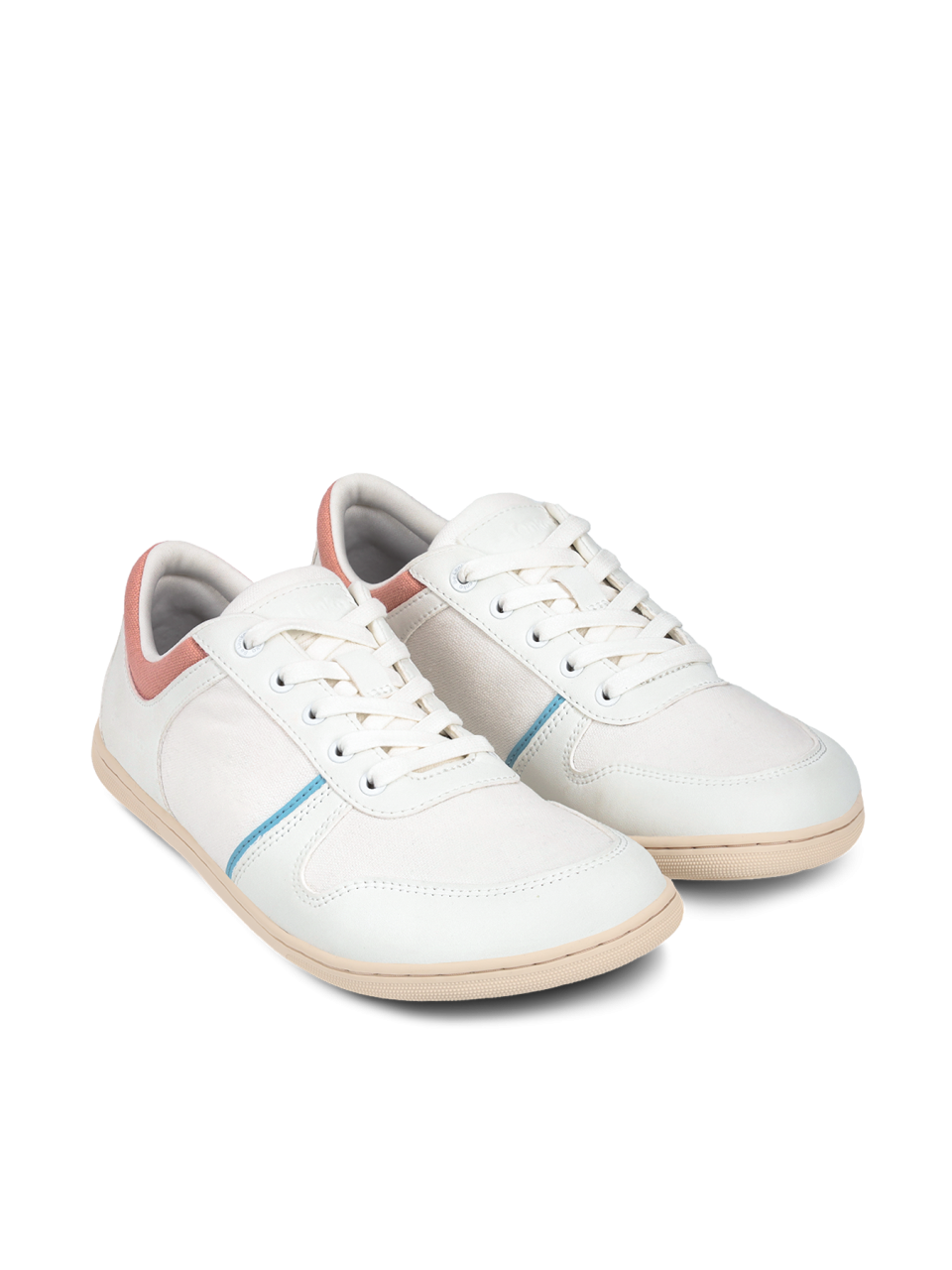 Barefoot Sneakers - Be Lenka Echo - White & Cotton Candy Vegan