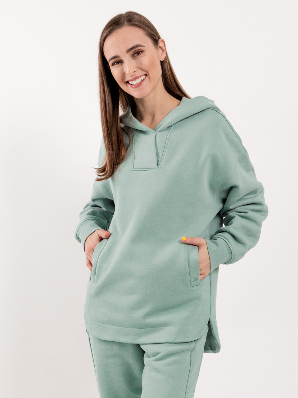 Damska bluza z kapturem Be Lenka Essentials - Pistachio Green