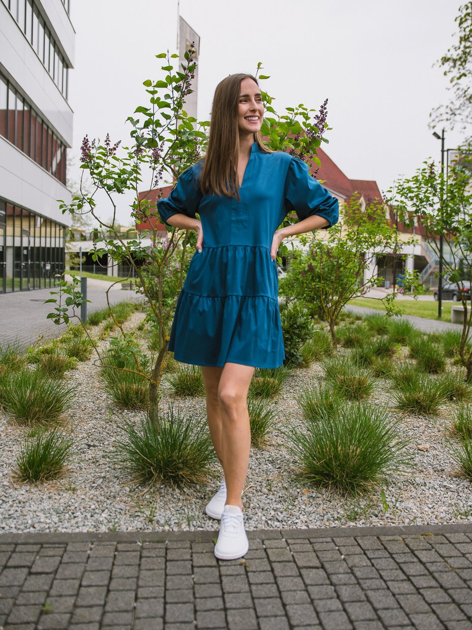 Vestido camisero de mujer Be Lenka Essentials - Navy