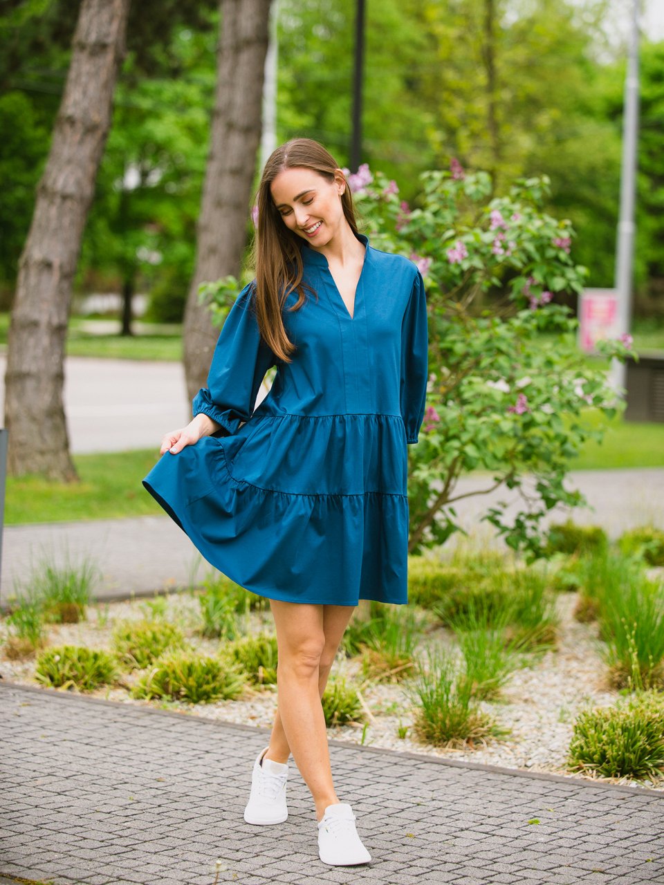 Vestido camisero de mujer Be Lenka Essentials - Navy