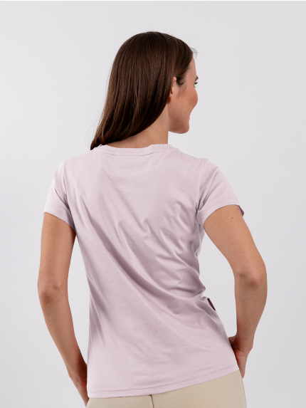 T-shirt femme à décollté ronde Be Lenka Essentials - Powder Pink