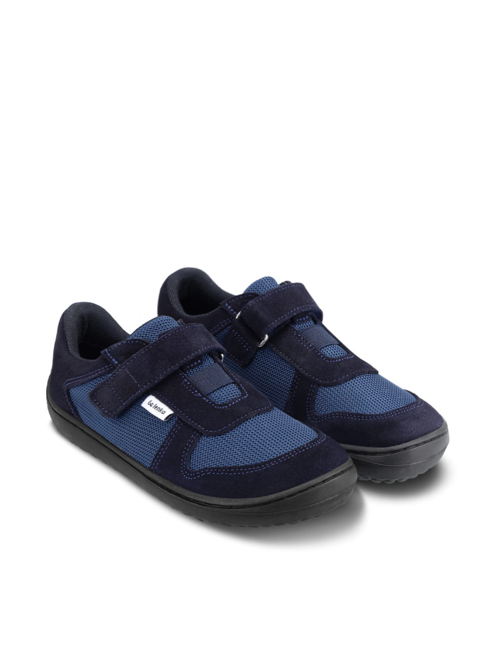 Dziecięce trampki barefoot Be Lenka Joy - Dark Blue & Black