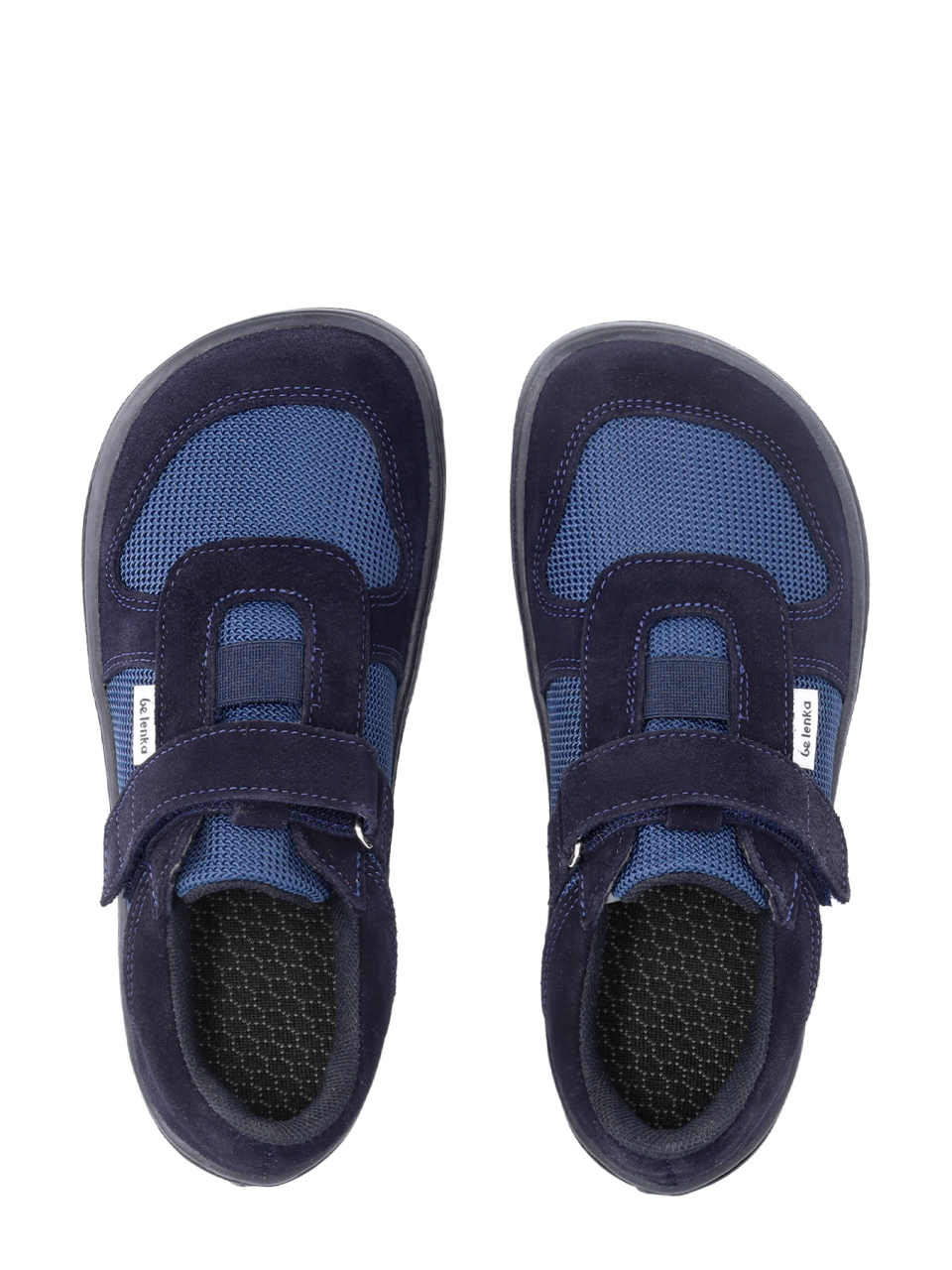 Dziecięce trampki barefoot Be Lenka Joy - Dark Blue & Black