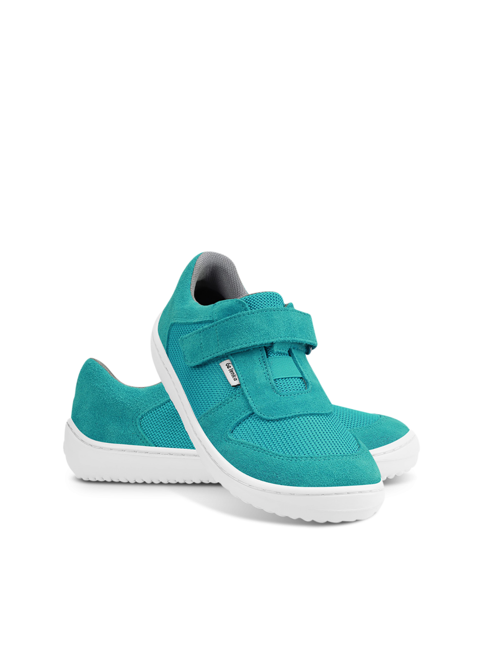 Barefoot zapatillas de niños Be Lenka Joy - Turquoise & White