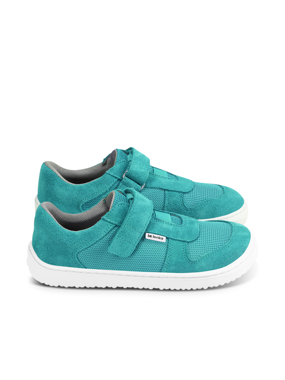 Kinder Barfuß Sneakers Be Lenka Joy - Turquoise & White