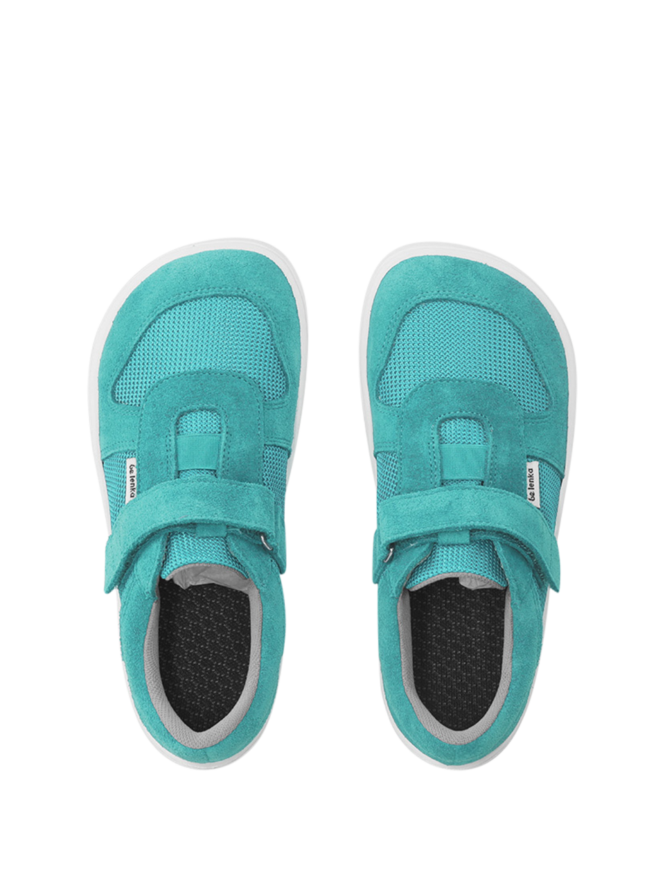 Barefoot zapatillas de niños Be Lenka Joy - Turquoise & White