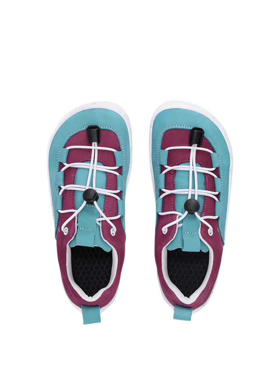 Be Lenka Kids barefoot sneakers - Xplorer - Light Teal & Plum