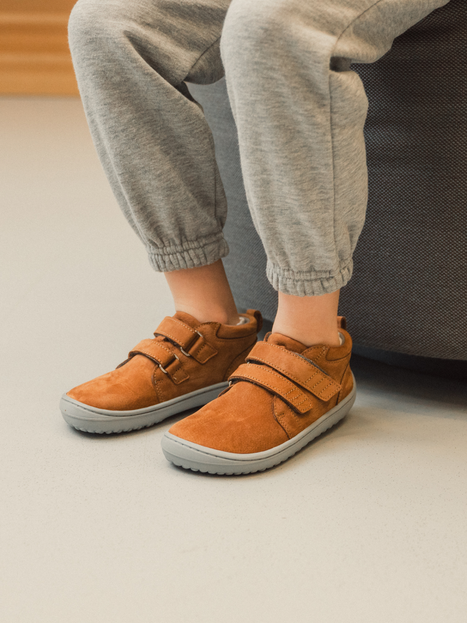 Kids barefoot Be Lenka Play - Cognac