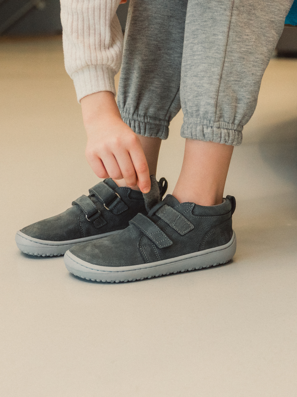 Dziecięce buty barefoot Play - Dark Grey