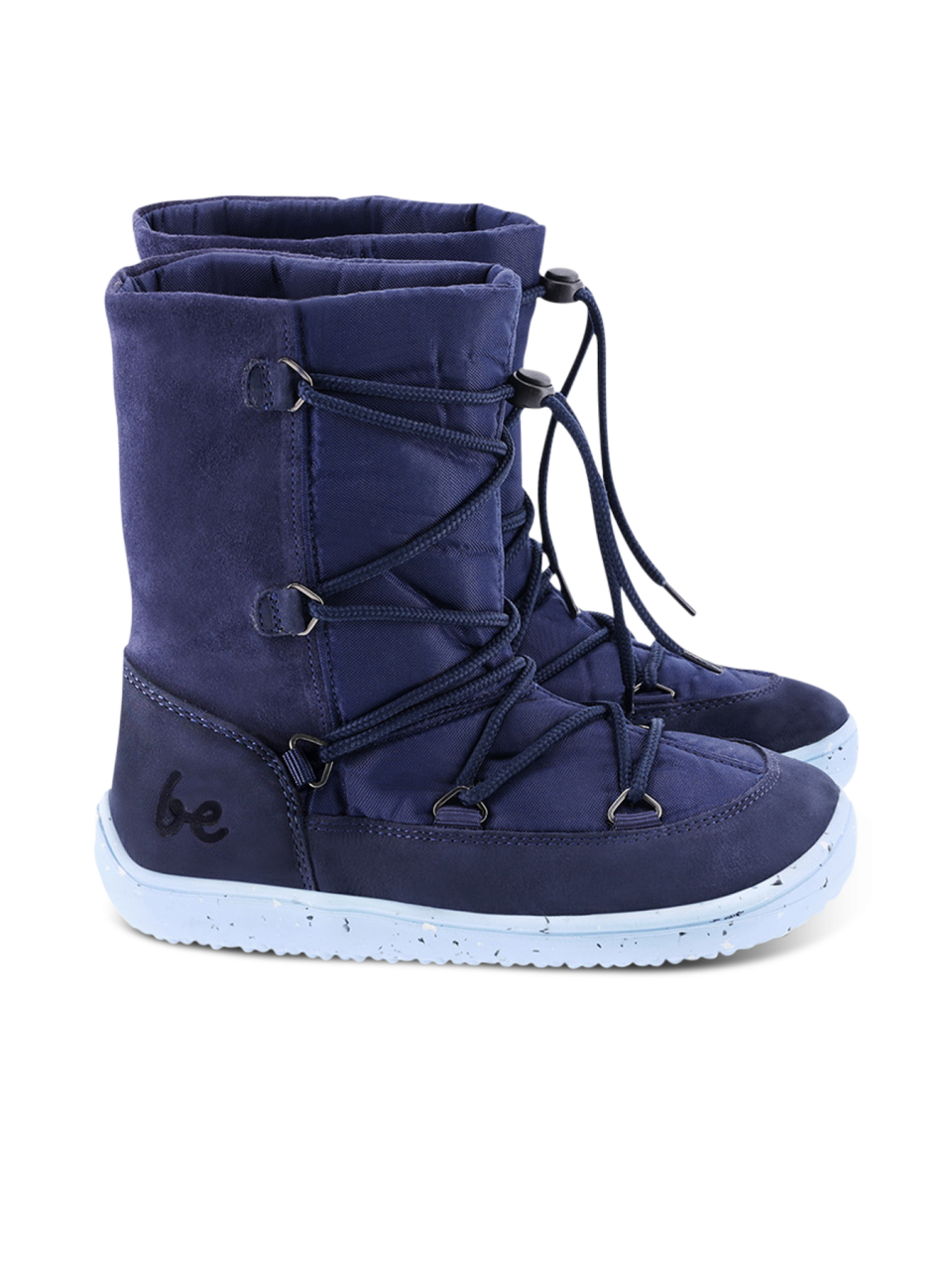 Chaussures l'hiver enfants barefoot Be Lenka Snowfox Kids 2.0 - Dark & Light Blue