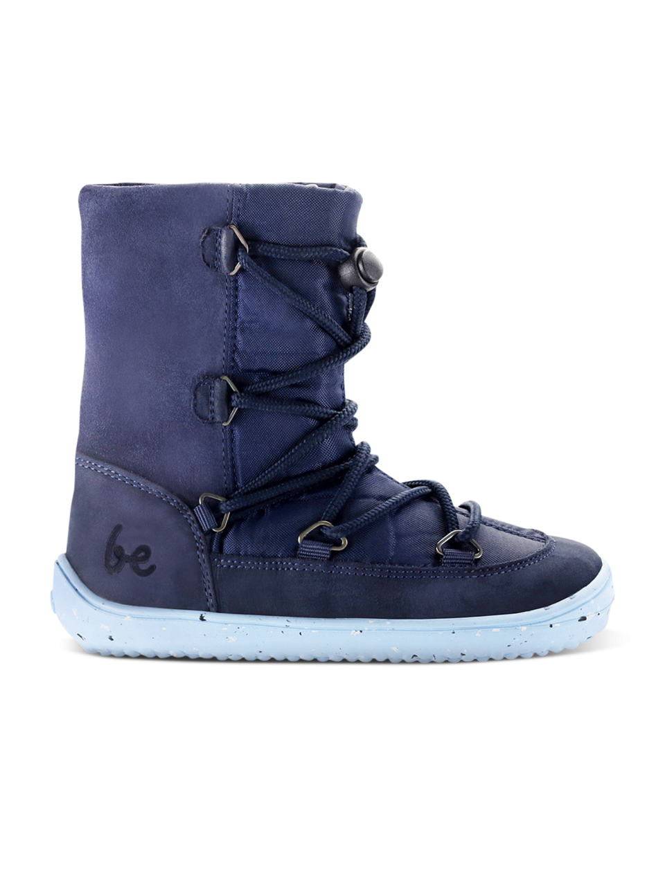 Chaussures l'hiver enfants barefoot Be Lenka Snowfox Kids 2.0 - Dark & Light Blue