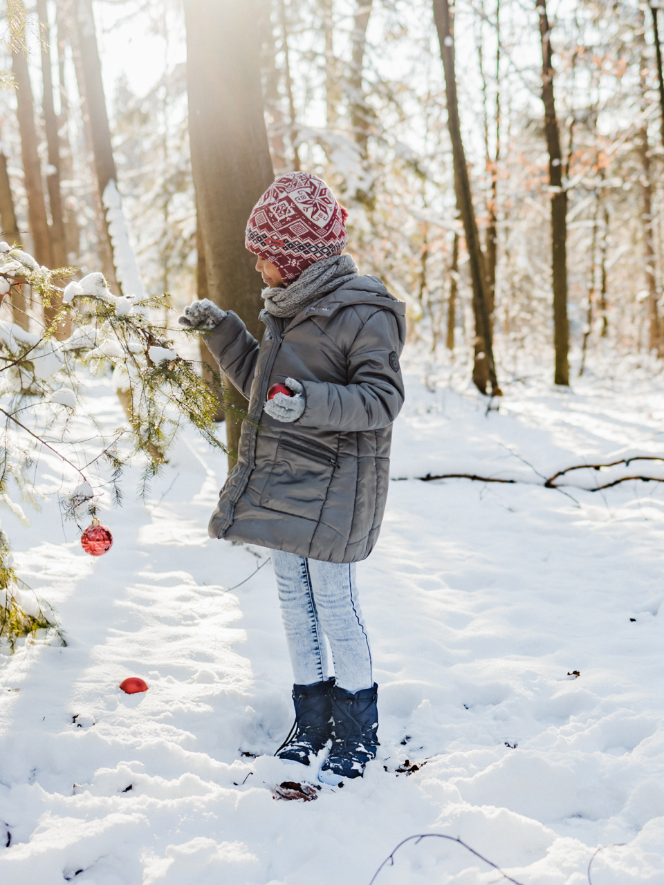 Téli barefoot gyerekcipő Be Lenka Snowfox Kids 2.0 - Dark & Light Blue