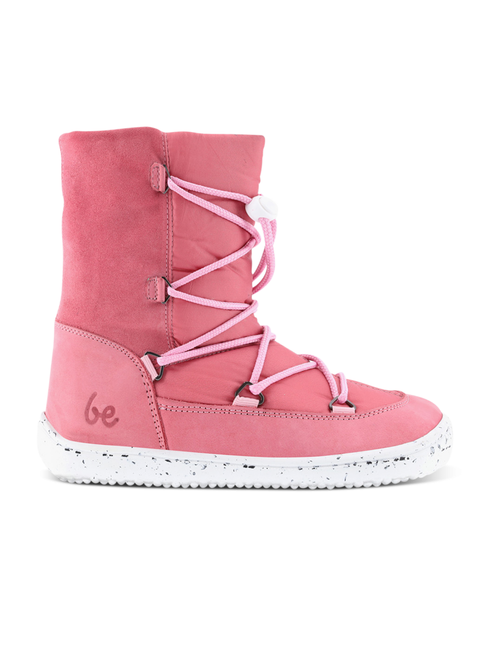 Dziecięce buty zimowe barefoot Be Lenka Snowfox Kids 2.0 - Rose Pink