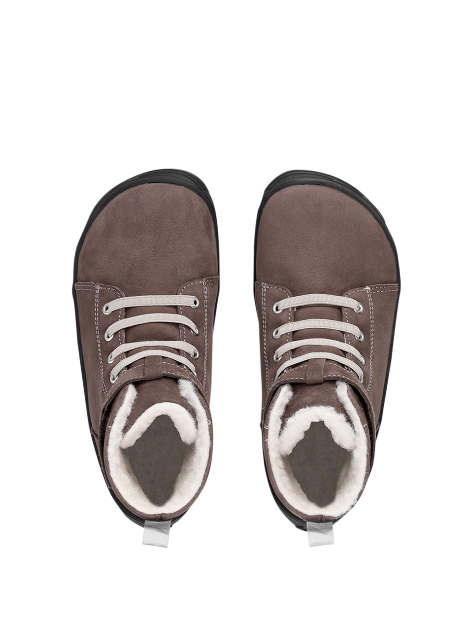 Dziecięce buty zimowe barefoot Be Lenka Winter Kids - Chocolate