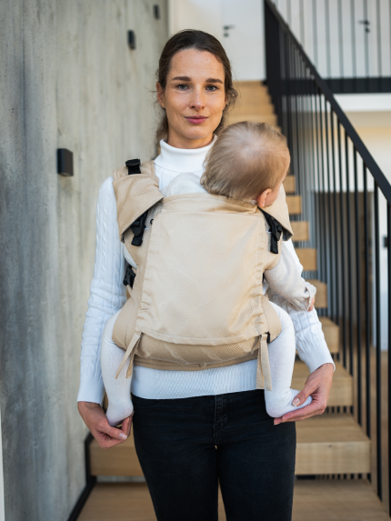 Baby carrier - Be Lenka Mini -Tidal - Golden Beige