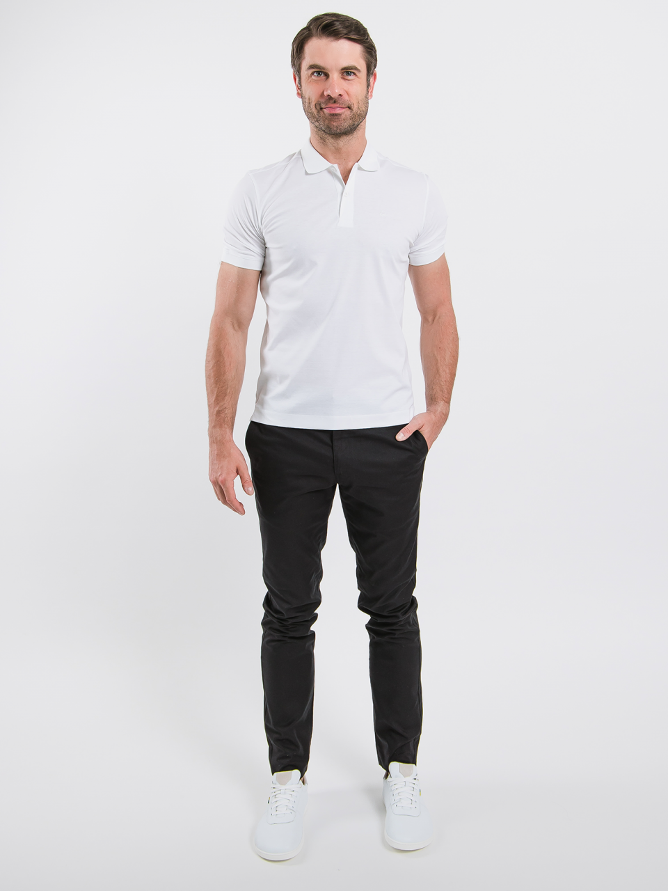 Polo da uomo Be Lenka Essentials - White