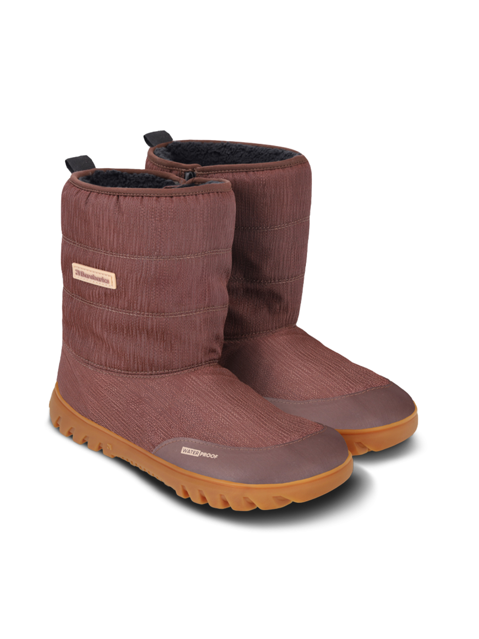 Winter Barfußschuhe Barebarics PolarStride - Copper Brown