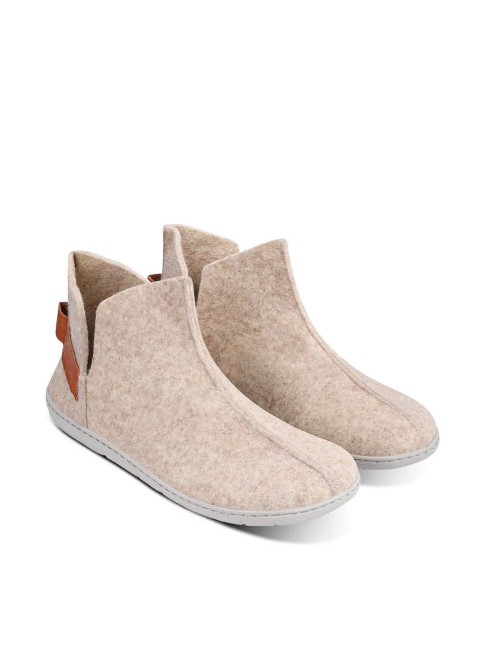 Barefoot kapcie Be Lenka Chillax - Ankle-cut - Beige