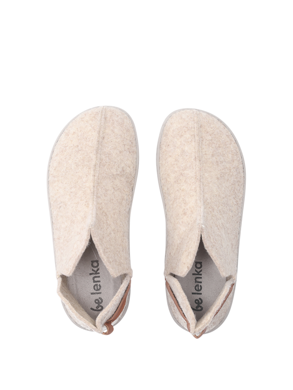 Barefoot slippers Be Lenka Chillax - Ankle-cut - Beige