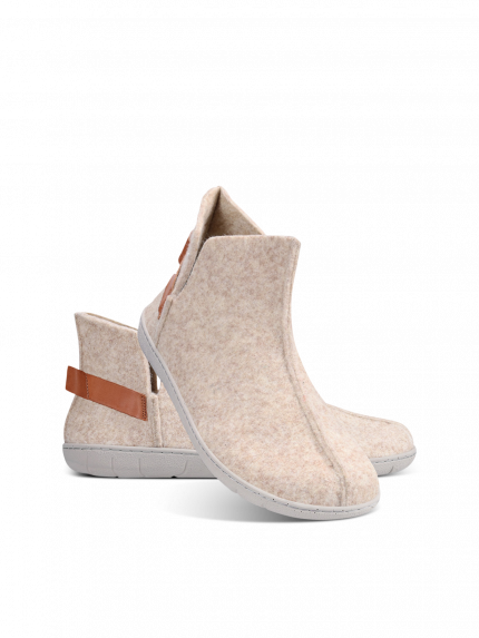 Barefoot slippers Be Lenka Chillax - Ankle-cut - Beige