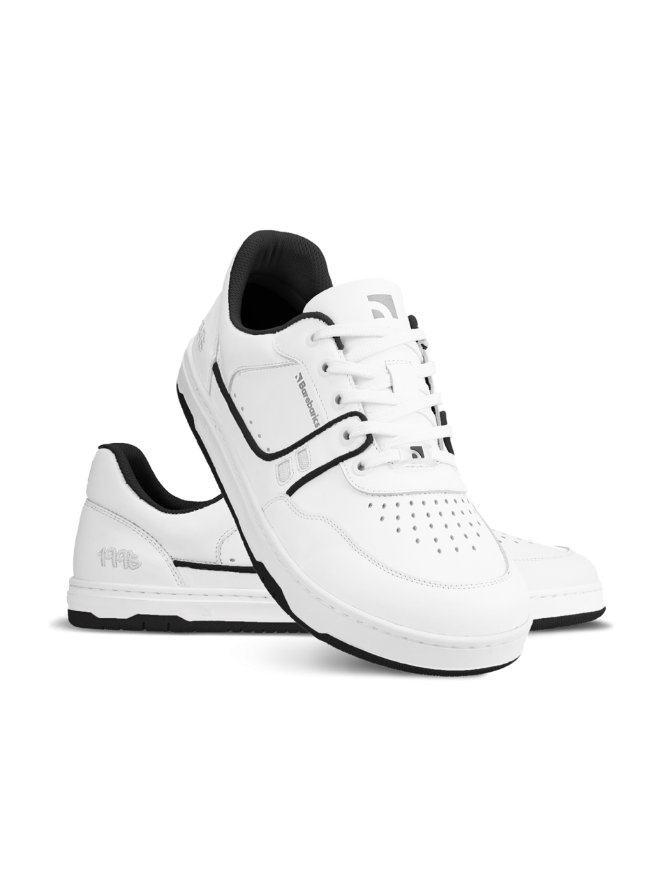 Barefoot Sneakers Barebarics Arise - White & Black