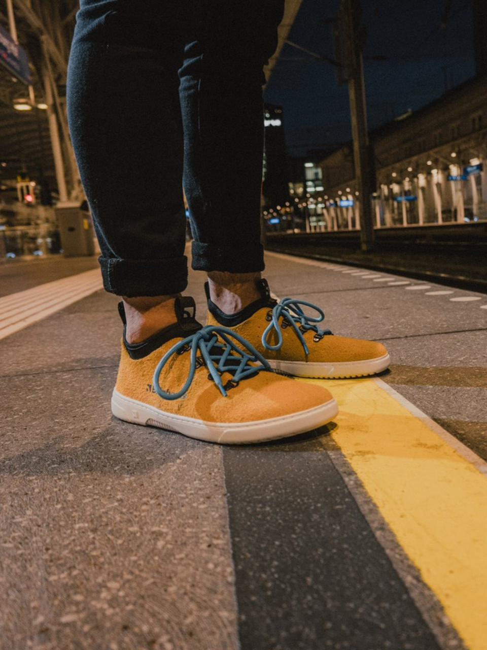 Barefoot Sneakers Barebarics Bronx - Mustard