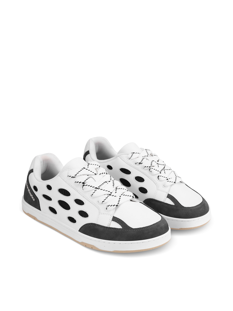 Barefoot Sneakers Barebarics Fusion - White & Charcoal