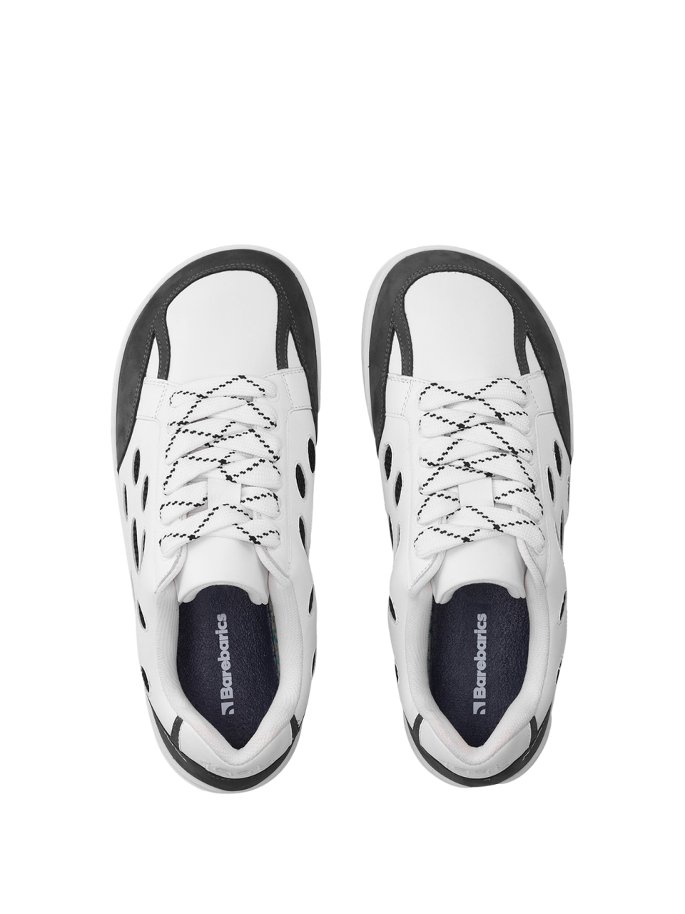 Barefoot Sneakers Barebarics Fusion - White & Charcoal