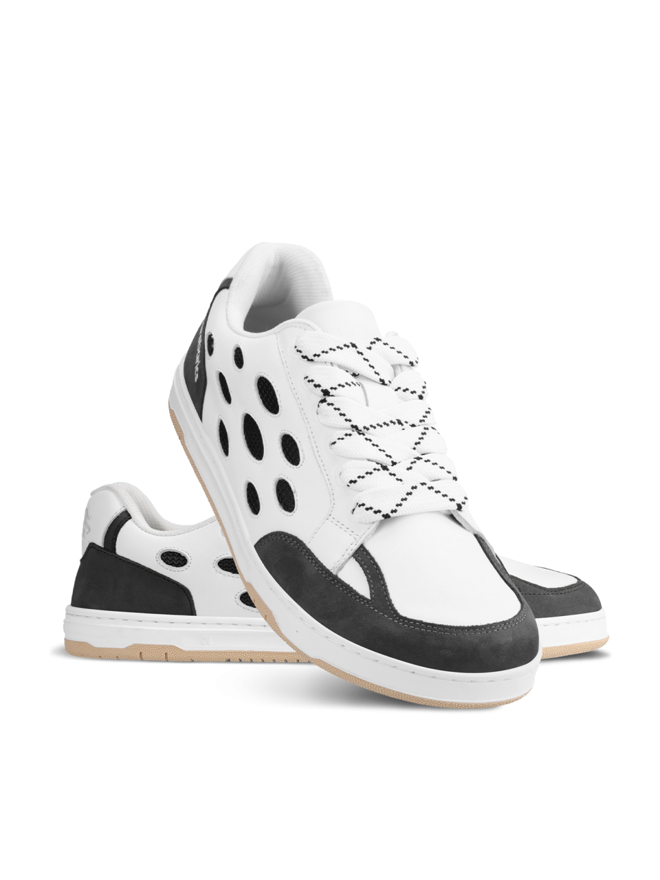 Barefoot Sneakers Barebarics Fusion - White & Charcoal