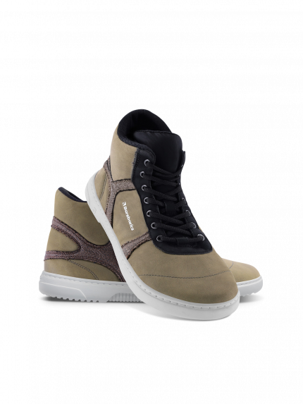 Barefoot tenisky Barebarics Hifly - Dark Green & Grey