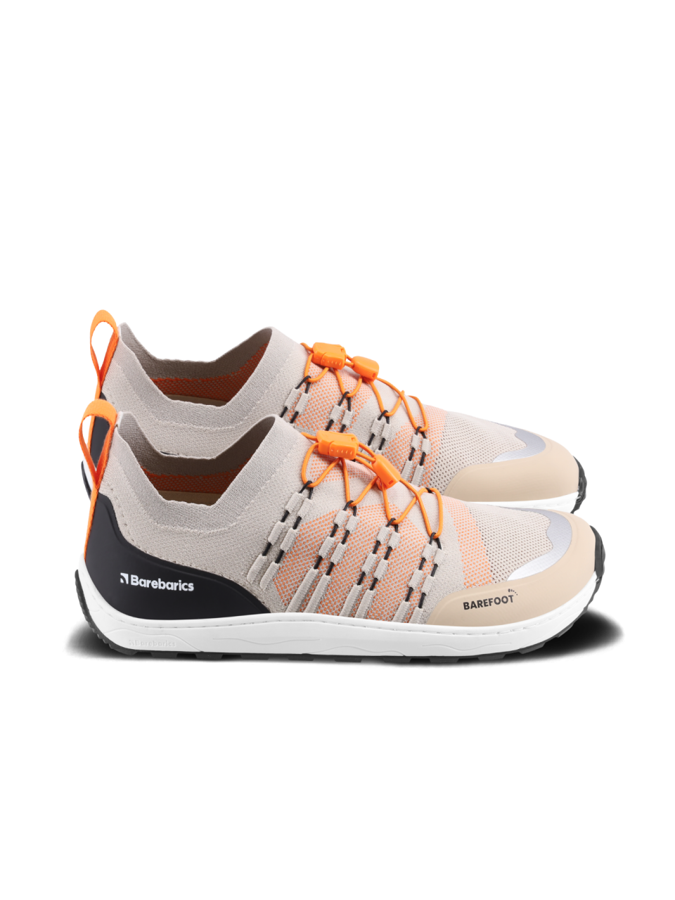 Barefoot Sneakers Barebarics Voyager - Beige & White