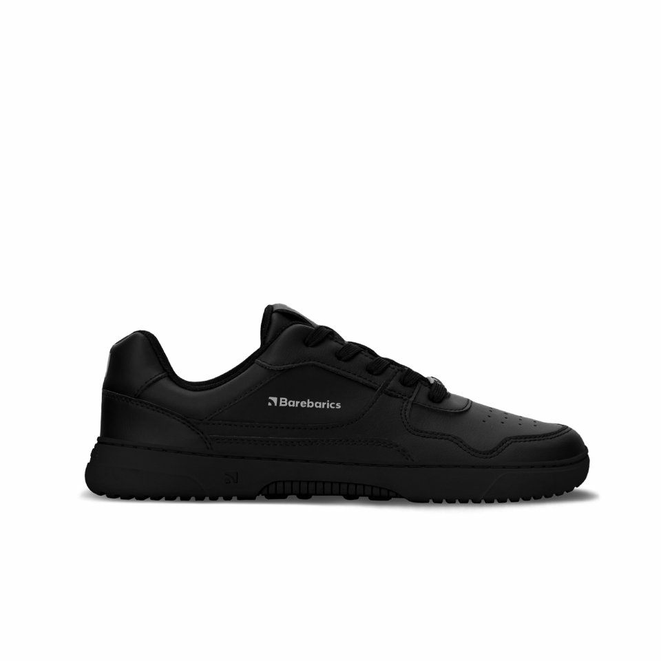 Barefoot Sneakers Barebarics Zing - All Black - Leather