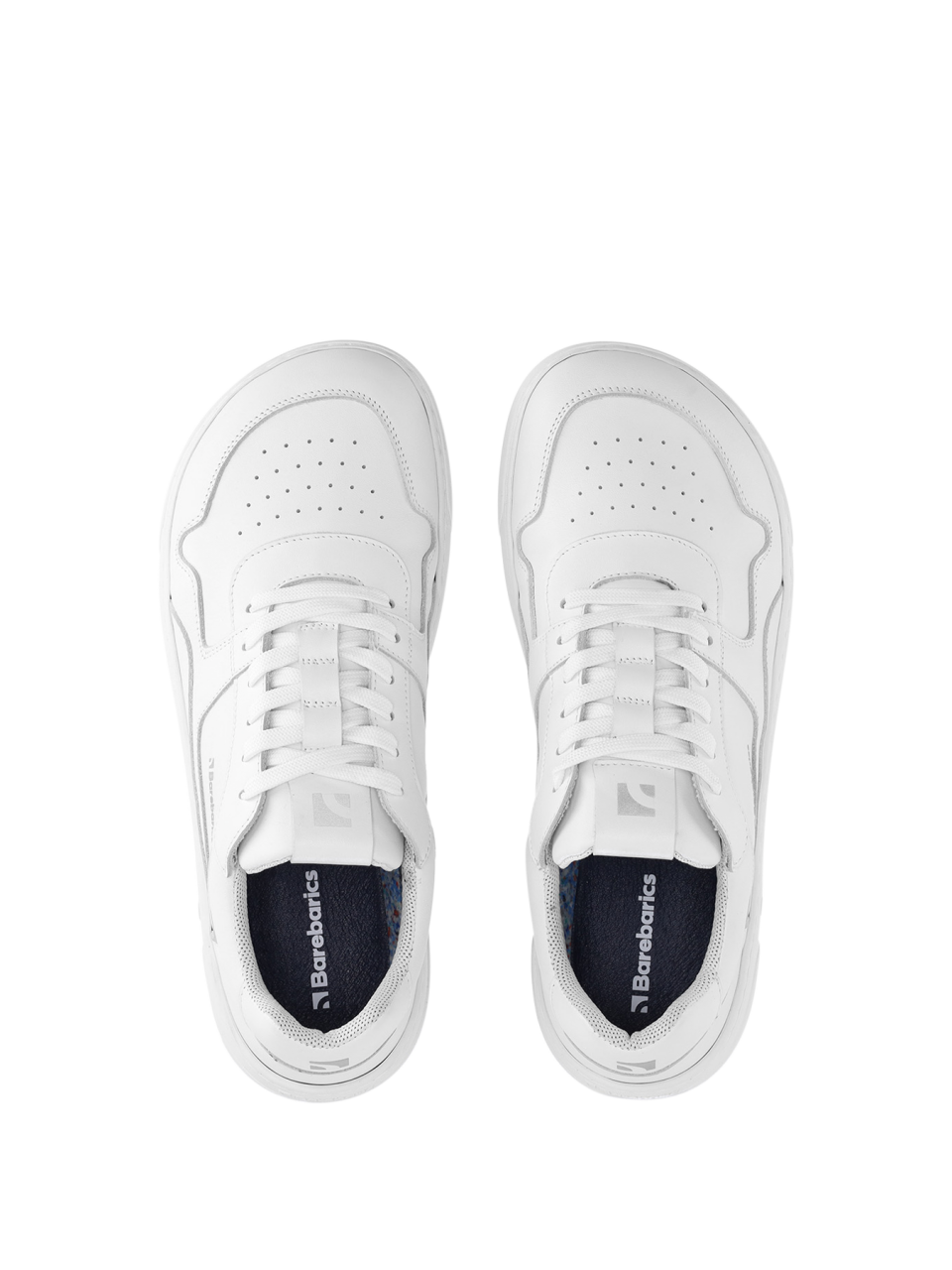 Barefoot Sneakers Barebarics Zing - All White - Leather