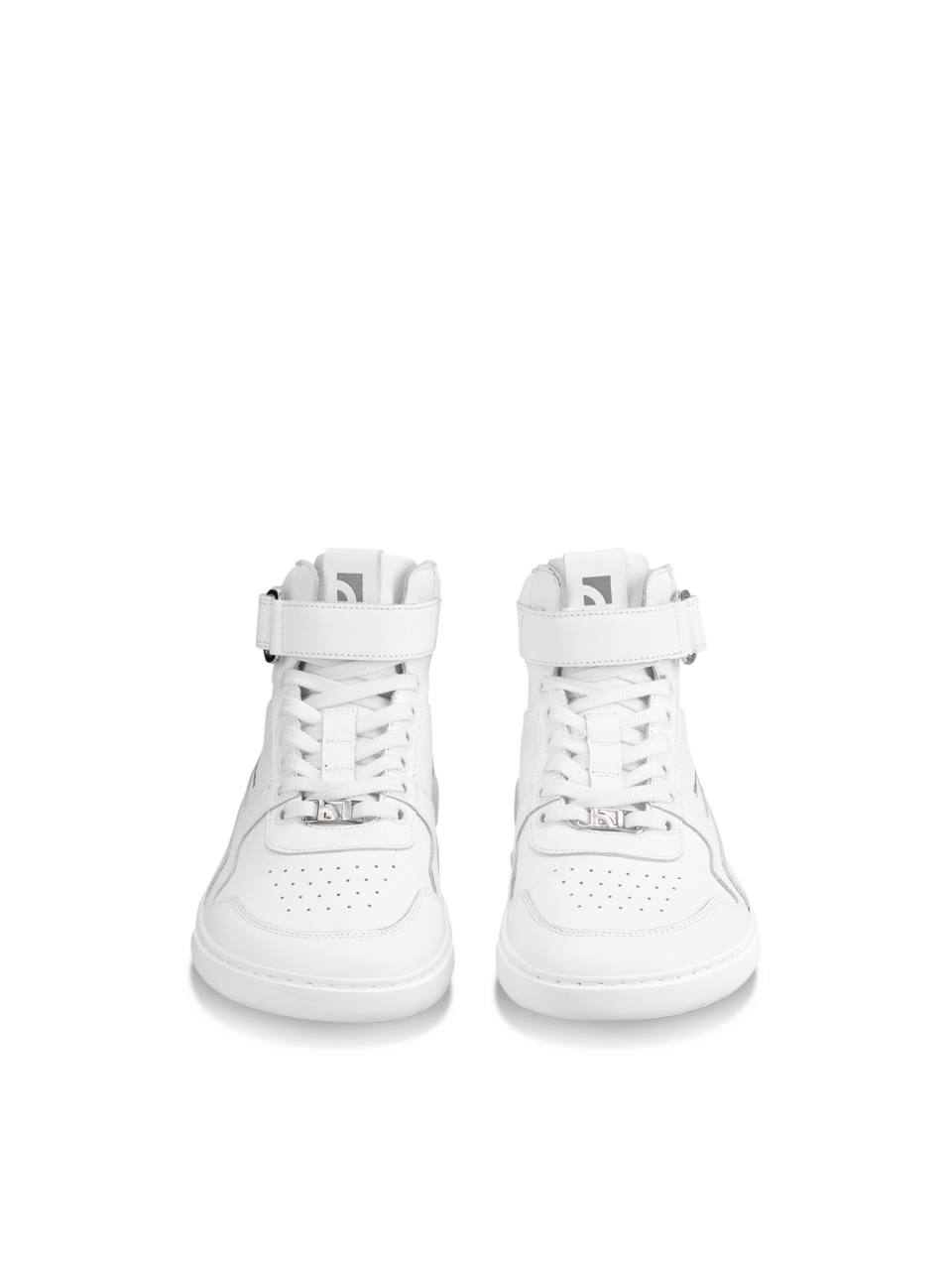 Barefoot Sneakers Barebarics Zing - High Top - All White - Leather