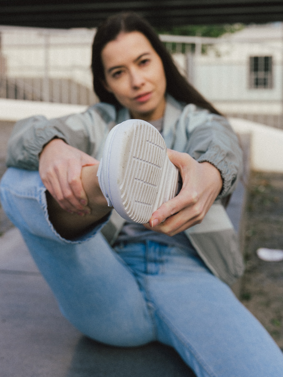 Barefoot Sneakers Barebarics Zing Velcro - All White - Leather