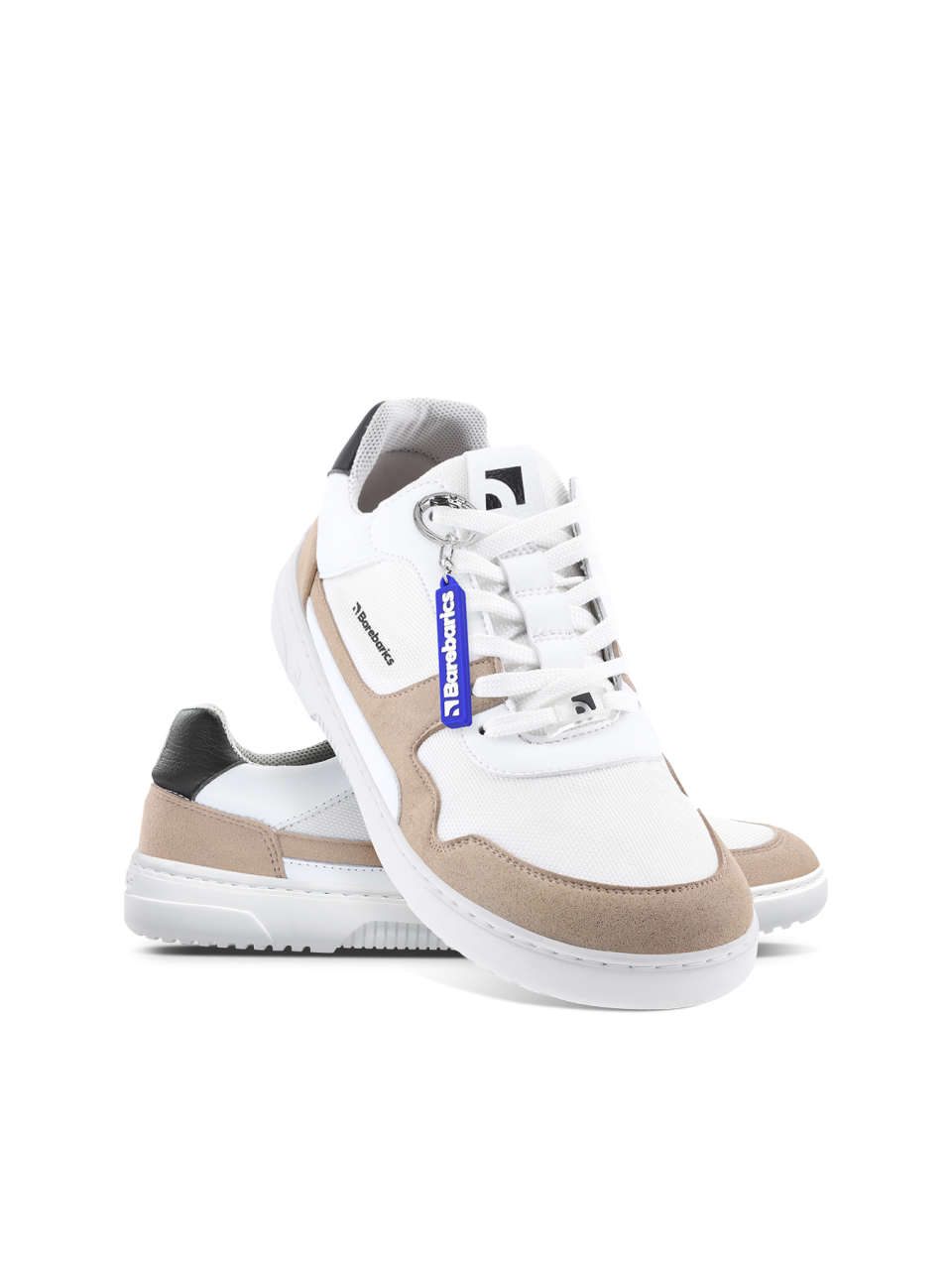 Sneakers Barefoot Barebarics - Zing - White & Beige