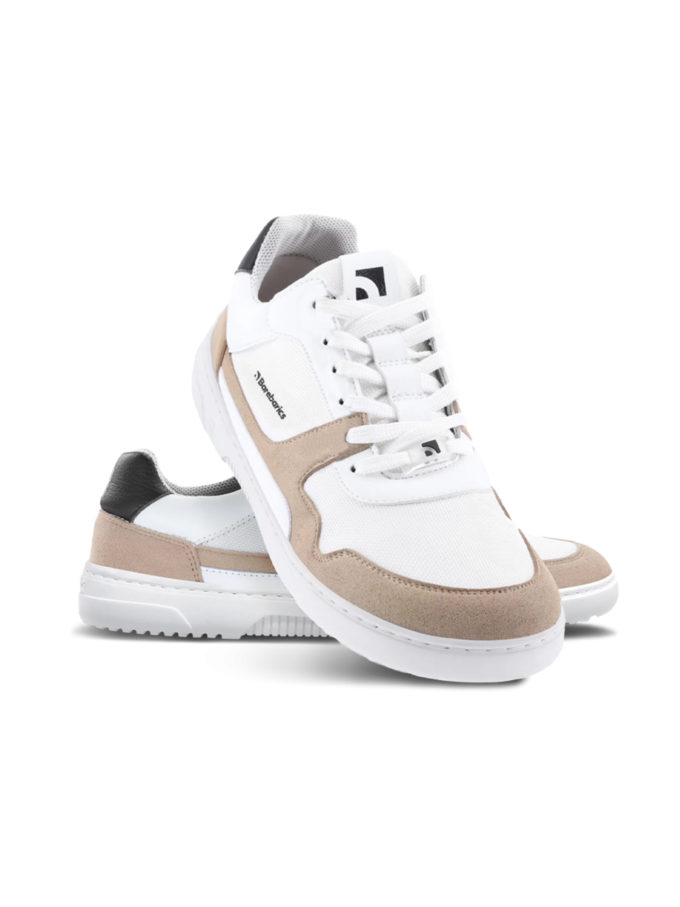 Barefoot Sneakers Barebarics - Zing - White & Beige