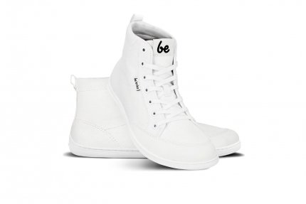 Barefoot Sneakers Be Lenka Rebound - High Top - All White