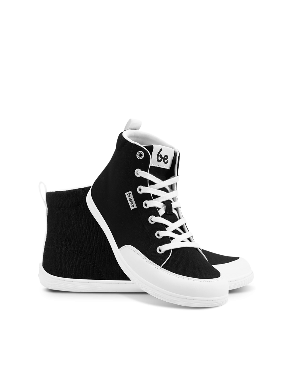 Barefoot tornacipő Be Lenka Rebound - High Top - Black & White